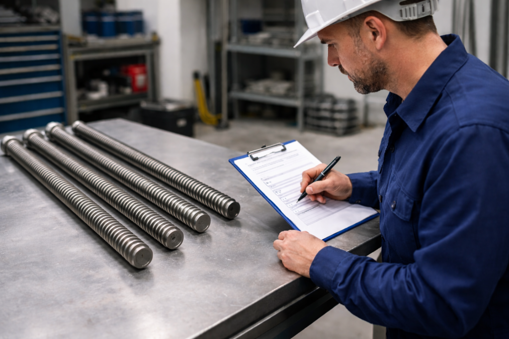 avaliação técnica de insumos industriais antes da decisão de compra